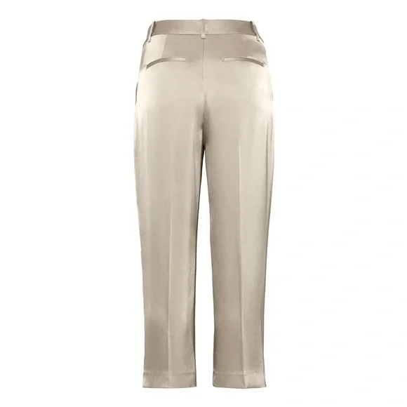 Aritzia Tan Cropped Pants - Picture 2 of 9